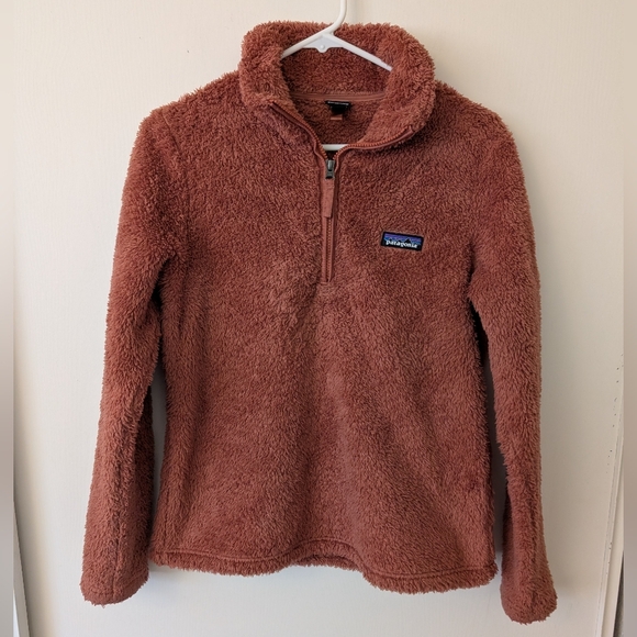 Patagonia Tops - Patagonia Womens Small Quarter Zip Pullover Orange Outdoors Preppy Cozy Casual